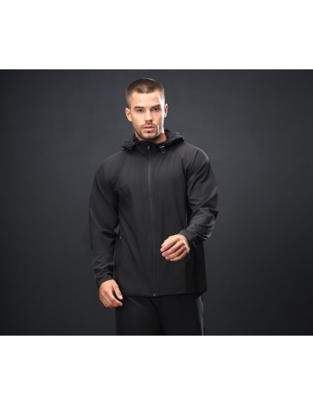 TOM-TL578-Sweat à capuche technique zippé 2